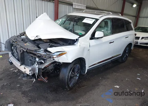2020 Infiniti Qx60 Luxe Awd z USA, uszkodzony, nr VIN 5N1DL0MM0LC535950